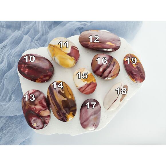 You Pick Mookaite Palm Stones Mercury Retrograde - Picture 8 of 10